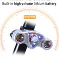 thumbnail image 4 of Chmadoxn Bike Lights For Night Riding 9+2 LEDs 6 Modes USB Charging MTB Headlight Most Powerful Biking Bicycle Light Bicycle tail light, 4 of 8