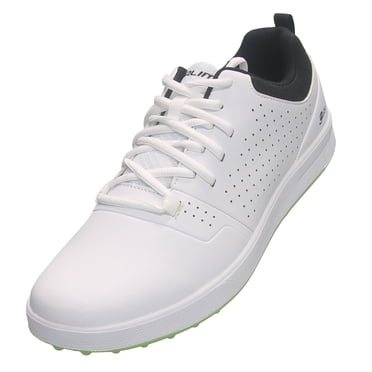 Orlimar Men's Spikeless Golf Shoe, 9 Wide White