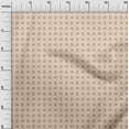 thumbnail image 3 of oneOone Cotton Silk Light Beige Fabric Geometric Craft Projects Decor Fabric Printed By The Yard 42 Inch Wide, 3 of 4