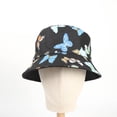 thumbnail image 4 of Birdeem Summer Sun Protection Fashion Butterfly Print Outdoor Sun-Hat Fisherman Bucket Hat Cap, 4 of 9