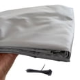 thumbnail image 1 of Filet d'Ombrage de Jardin Gris en Polyester Imperméable Uv Largement Utilisé 32 Boutonnières Beaux Attaches-Câbles Écran d'Intimité, 1 of 14