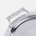 thumbnail image 3 of tredstone Round Serving Tray with Handles for Bathroom Restaurant Living Room Argent S, 3 of 9