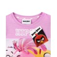 thumbnail image 4 of Angry Birds Girls Pink Hippy Chick Short Sleeved T-Shirt (9-10 Years), 4 of 4