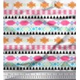 thumbnail image 1 of Soimoi White Moss Georgette Fabric Aztec Geometric Decor Fabric Printed Yard 42 Inch Wide, 1 of 3