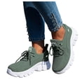 thumbnail image 1 of Womens Chunky Walking Shoes Comfortable Arch Support Orthopedic Woven Non Slip Jogging Work Fashion Sneakers, 1 of 7