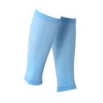 thumbnail image 1 of 1 Pair Sports Protection Calf Wristband Pressure Socks Breathable Football Socks， Unisex Solid Football Baseball Socks Gradually blue, 1 of 2