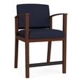thumbnail image 1 of Pemberly Row Fauteuil de Réception Moderne en Noyer/maison Ouverte Bleu Marine, 1 of 3