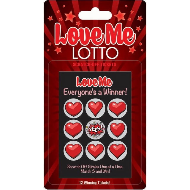 Love Me Lotto Scratch Off Tickets 12 Pack