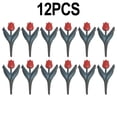 thumbnail image 1 of Bgsha 12pcs Plastic Tulip Garden Fence for Outdoor Landscape Edging Decoration, 1 of 10