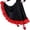 Black, variant on Alvivi Kids Girls Flamenco Dance Costume Full Circle Long Skirt Belly Dance Swing Dress Black 7-8