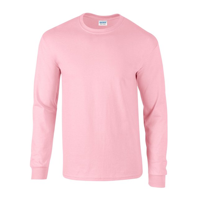 Gildan Adult Ultra Plain Cotton Long-Sleeved T-Shirt