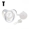 thumbnail image 2 of XZNGL Baby Pacifier 26 Letter Name Initial Clip Silicone Infant Nipple Bling Newborn Pacifier, 2 of 9
