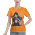 thumbnail image 1 of Women's Basic Short Sleeve T-Shirt Attacking Giant Levi Ackerman, 1 of 6
