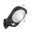 thumbnail image 3 of Dvkptbk Solar Street Light, Ip65 Outdoor Solar Powered Lights Dusk to with Motion Sensor LED Security Flo-Od Light for Parking Lot, Remote Control Solar Light Home Essentials, 3 of 9