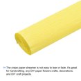 thumbnail image 3 of Unique Bargains Rouleaux de Papier Crêpe 7,5 Pi de Long 20 Pouces de Large, Jaune Foncé, Lot de 2, 3 of 5
