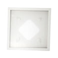 thumbnail image 3 of GROWTH TANK Vinyl Record Frame Album Record Rack Storage Organizer Hanging Home Decoration Lightweight Wall Mount Holder Easy to Install White, 3 of 9
