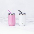 thumbnail image 3 of Vaso térmico para vino TAL de 16 oz, blanco, 3 of 7