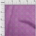 thumbnail image 2 of oneOone Rayon Purple Fabric Asian Block Craft Projects Decor Fabric Printed By The Yard 56 Inch Wide, 2 of 4