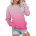 thumbnail image 1 of Meichang Sweat-Shirt pour Femmes Manches Longues Col Rond Ample Pull Mode Gris Léger Pull d'Automne avec Poche, 1 of 6