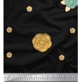 thumbnail image 1 of Soimoi Cotton Jersey Fabric Artistic Flower Printed Fabric 1 Yard 58 Inch Wide, 1 of 3