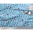 thumbnail image 3 of Soimoi Rayon Fabric Spider Web,Bat & Ghost Halloween Print Fabric by The Yard 42 Inch Wide, 3 of 3