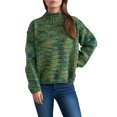 thumbnail image 1 of LOVZFMLL Chandails pour Femmes, Col Roulé Côtelé Chandail Mode Décontracté Ample Manches Longues Hauts Chauds Automne Hiver Vêtements, 1 of 5