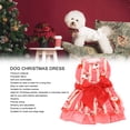 thumbnail image 2 of Chien de Compagnie Robe de Noël, Léger Doux Chiot Vêtements de Noël pour la Fête, 2 of 7