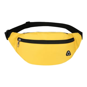 Fanny Pack For Man & Woman Travel Wallet Bag For Cell Phone Belt Bag Crossbody Bag With Headphone Hole For Travel Walking Running Hiking Cycling