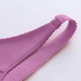 thumbnail image 4 of Womans Fashion Bowknot Printing Comfortable Hollow Out Bra Underwear No Rims, 4 of 8