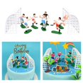 thumbnail image 3 of Football Cake Toppers Accessories Decor for Baking Cupcake Children Soccer Theme B, 3 of 5