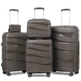 thumbnail image 1 of Joyway -5-Piece Luggage Set PP Hardshell Spinner Suitcase with TSA Lock - (Expandable Carry-On 20 Inch) (24 Inch 28 Inch) for School, Travel, Weekend, 1 of 7
