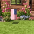 thumbnail image 3 of Outdoor Rack Display for Garden Pole Courtyard Flagpole Stand Metal Construction 30x45cm Functional Accessories, 3 of 6