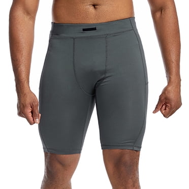 AherBiu Shorts de Compression pour Hommes Gym Athlétique Course Sport Shorts Amincissants sous-Vêtements de Performance