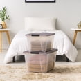 thumbnail image 3 of IRIS 50 L Plastic Storage Bins with Lids Stackable Storage Containers Totes 5 Pack, 3 of 10