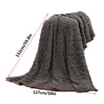 thumbnail image 3 of Dvkptbk Throw Blanket 127X152cm Super Soft Warm Solid Warm Fleece Blanket Throw Rug Sofa Bedding, 3 of 5