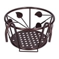 thumbnail image 1 of Panier Suspendu pour Fleurs Pot de Fleurs Vert Aneth Conteneurs de Balcon Support pour Rack Supports de Rampe Robustes, 1 of 7
