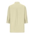 thumbnail image 4 of Yuyuzo Womens Fall Business Casual Tops Long Sleeve Button down Blouses Loose Basic Going out Tops, 4 of 6