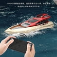 thumbnail image 4 of Bateau de Course RC 2.4GHz Télécommande Rapide pour Piscine & Lac Jouets d'Été pour Enfants en Plein Air, 4 of 11