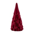 thumbnail image 4 of Lipstore Ceramic Artificial Christmas Tree Decoration Indoor Small Xmas Tree Flocked Xmas Layered 7.5x15.5cm, 4 of 8
