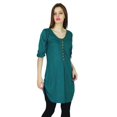thumbnail image 4 of Phagun Kurta Bollywood de Designer Indienne pour Femmes Kurti Ethnique Haut Décontracté Tunique Robe, 4 of 8
