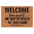 thumbnail image 1 of Runner Rug Funny Floor Mat Front Door Mat Outdoor Entrance Door Mat Entrance Door Entry Mat Absorbent Bathroom Fun Floor Mat Welcome Mat for Entryway,Patio,Garage My Past Orders 16x24IN, 1 of 6