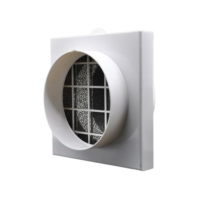 Duct Air Filter Inline Ducting Box Ventilation For PVC Pipe PE Pipe Aluminum Foil Tube Inlet Pre- Filter Deworming And Deashing