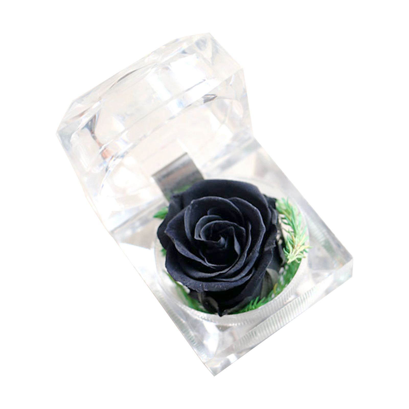 Amdohai Preserved Real Rose Flower in Clear Box Eternal Rose Scented