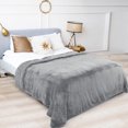 thumbnail image 2 of Unique Bargains Luxury Fleece Bed Blanket Woven Mesh, 2 of 10