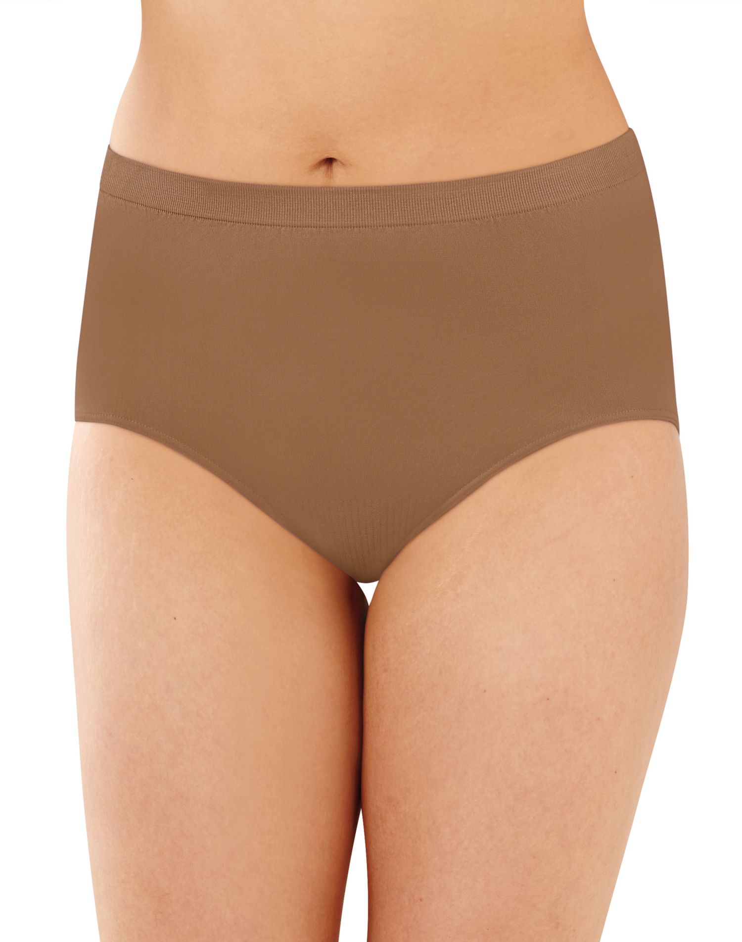 Bali Comfort Revolution Womens Microfiber Seamless Brief - Best-Seller, 10/11,