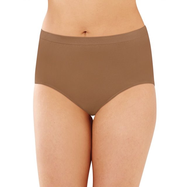Bali Comfort Revolution Womens Microfiber Seamless Brief - Best-Seller, 10/11,
