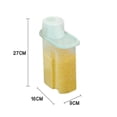 thumbnail image 1 of Rbaofujie Spice Containers Kitchen Multi-Grain Storage Tank Food Dry Goods Storage Box Plastic Sealed Tank Proof Insect-Proof Multi-Grain Tank Clear Storage Containers, 1 of 2