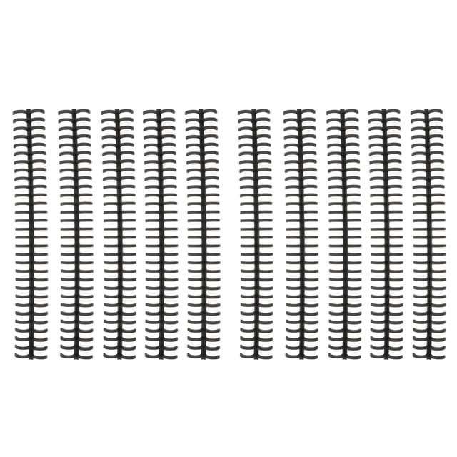 ANGGREK Binding Spines, 10Pcs Strong Adhesion Binding Coils Wear Resistant For Office