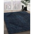 thumbnail image 2 of Ahgly Company Indoor Rectangle Abstract Blue Abstract Area Rugs, 3' x 5', 2 of 6