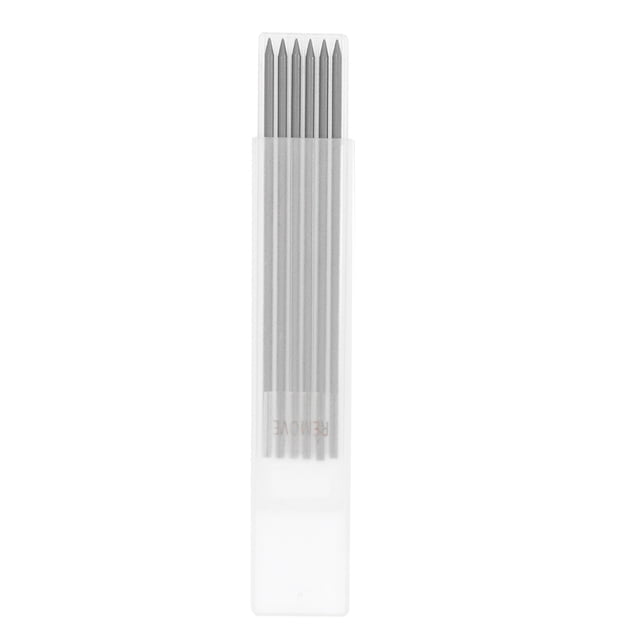 Recharges de Crayons de Marquage, Recharge de Crayons de Charpentier Longueur 120 mm Grand Application Imperméable pour le Travail du Bois Noir Graphite, Cire Rouge, Cire Jaune, Cire Rouge Jaune, Noir Rouge Jaune